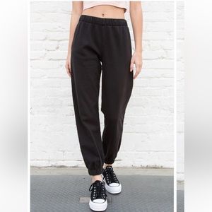 COPY - Brandy Melville Rosa Sweatpants! Black- one size- new with tag!